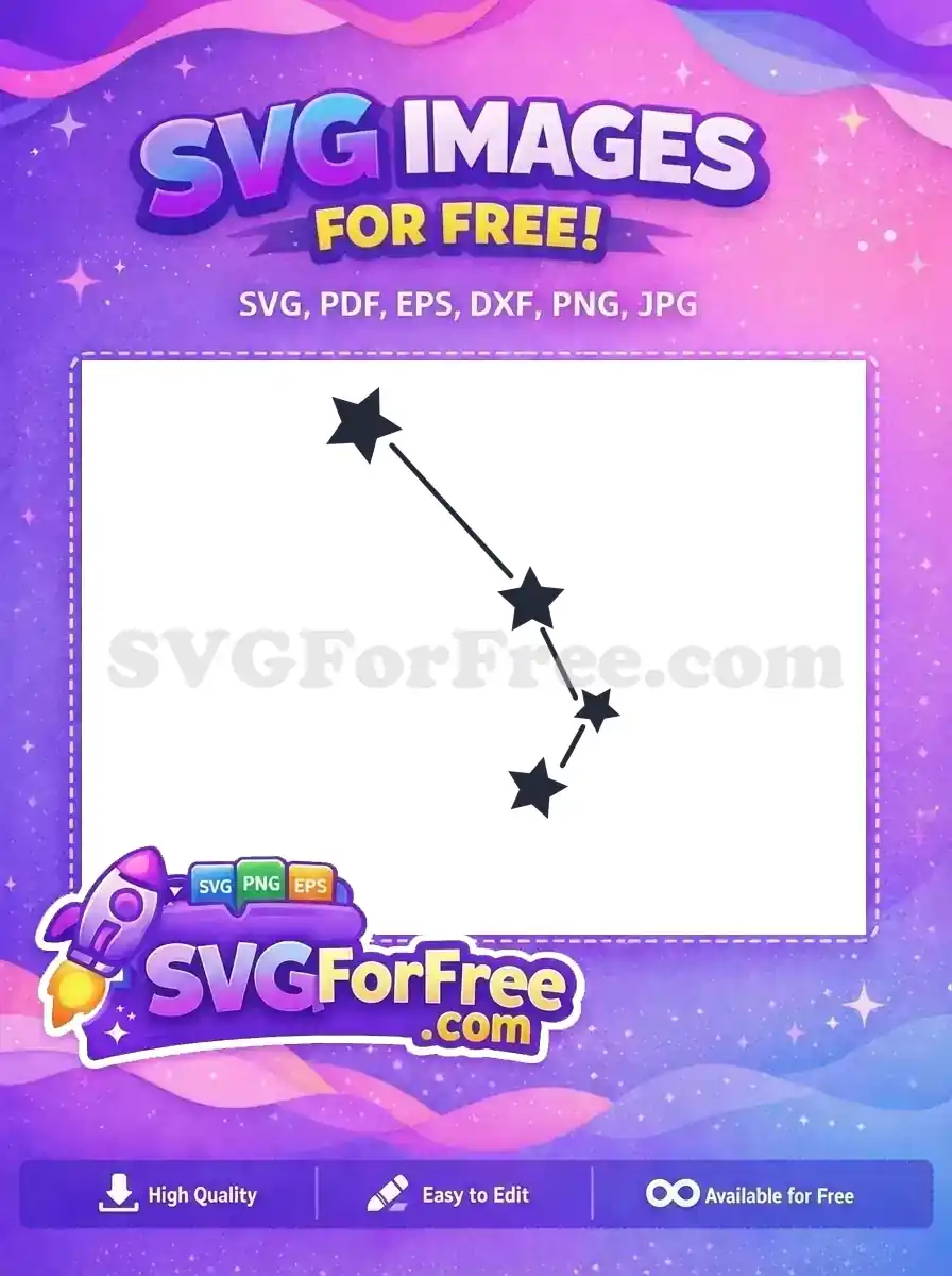 Free Constellation Starry Free Night Magic Sky Free SVG