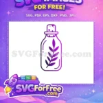 Free Purple Esoteric Potion Free Bottle Magic Free SVG - Instant Download