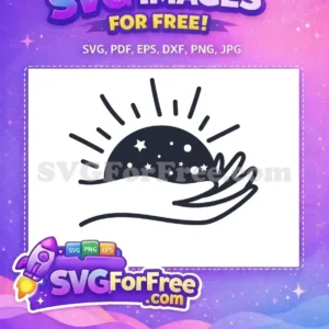 Free Celestial Stars Free Magic Holding Hands Magic Free SVG