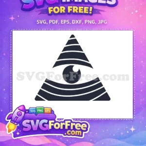 Free All Seeing Eye Free Pyramid Shape Magic Free SVG