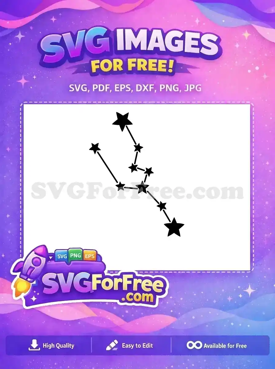 Free Constellation Stars Free Astrological Taurus Zodiac Free SVG