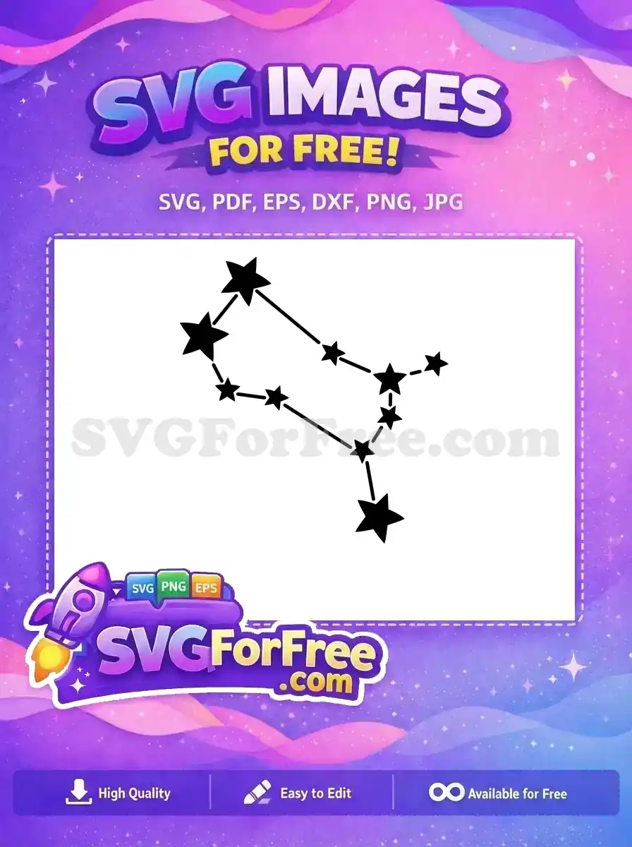 Free Constellation Astrology Free Geometric Magic Esoteric Free SVG