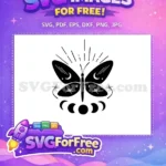 Free Crescent Moon Free Barbed Wire Magic Free SVG - Instant Download