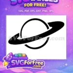 Free Saturn Planet Free Rings Magic Esoteric Free SVG 1 - Instant Download