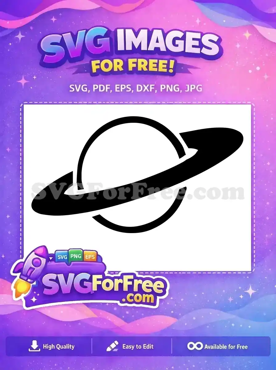 Free Saturn Planet Free Rings Magic Esoteric Free SVG 1