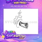 Free Smoking Log Free Esoteric Cigarette Magic Free SVG - Instant Download