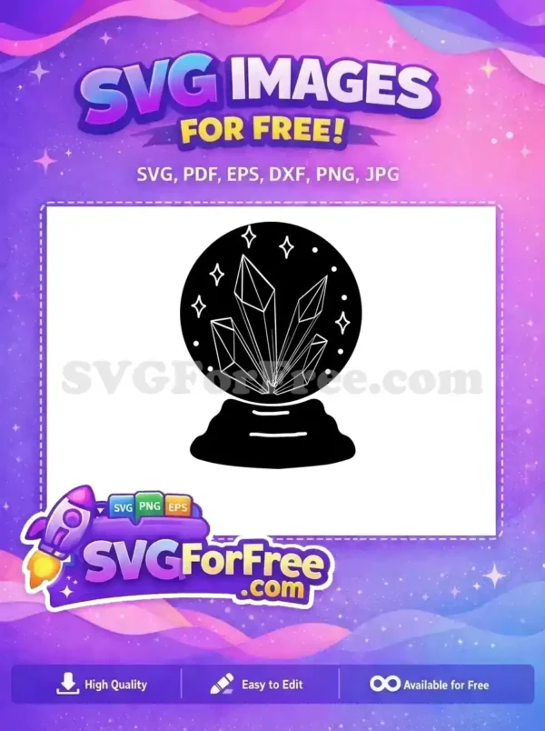 Free Crystal Ball Free Magic Esoteric Design Free SVG