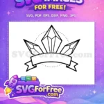 Free Geometric Crystals Free Gemstones Magic Esoteric Free SVG - Instant Download