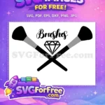 Free Angled Grey Eyeshadow Free Makeup Beauty Eyes Free SVG - Instant Download