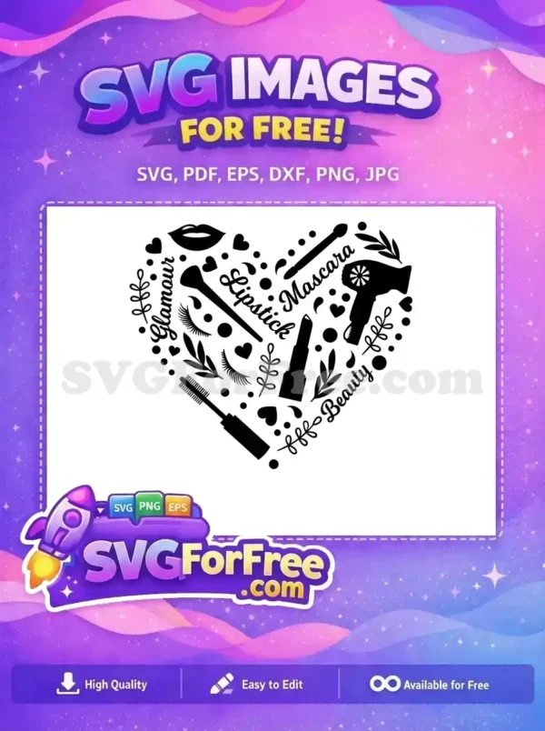 Free Eyelash Design Free Beauty Makeup Designs Free SVG 2