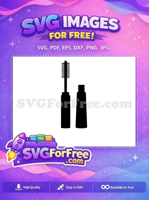 Free Makeup Brush Free Beauty Set Design Free SVG