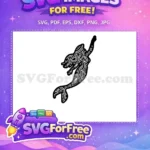 Free Disney Mermaid Silhouette Free Little Mermaid Movie Free SVG - Instant Download