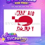 Free Red Geometric Mermaid Free Disney Bold Text Free SVG - Instant Download
