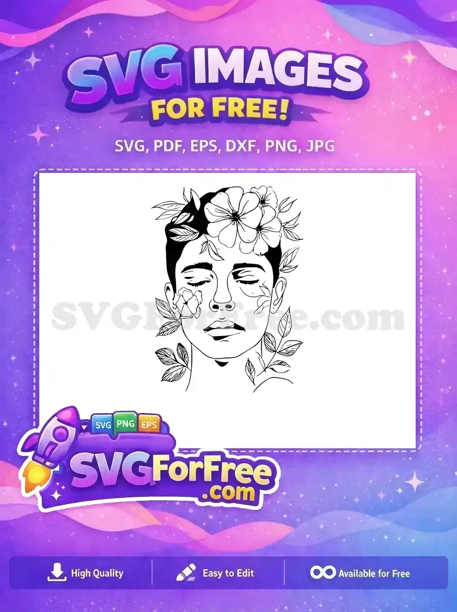Free Silhouette Male Free Line Art Character Free SVG