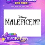 Free Black Maleficent Text Free Disney Font Maleficent Free SVG - Instant Download