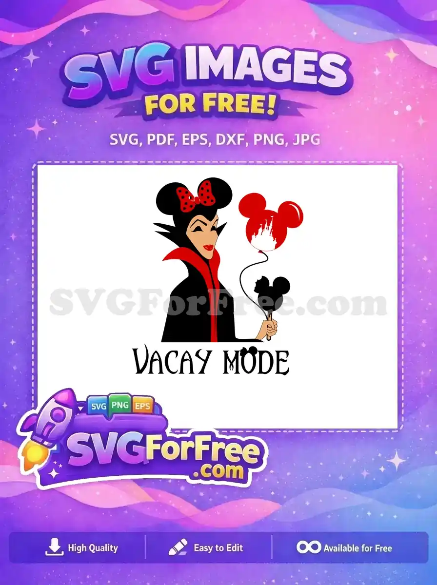 Free Red Polka Dot Bow Free Castle Balloon Maleficent Free SVG