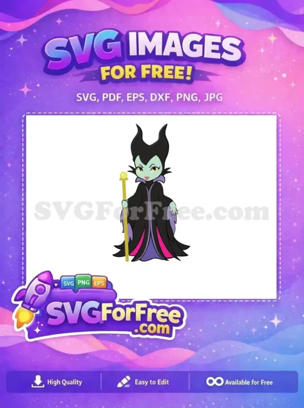 Free Horned Silhouette Free Staff Holding Maleficent Free SVG 3 Free Horned Silhouette Free Staff Holding Maleficent Free SVG 3