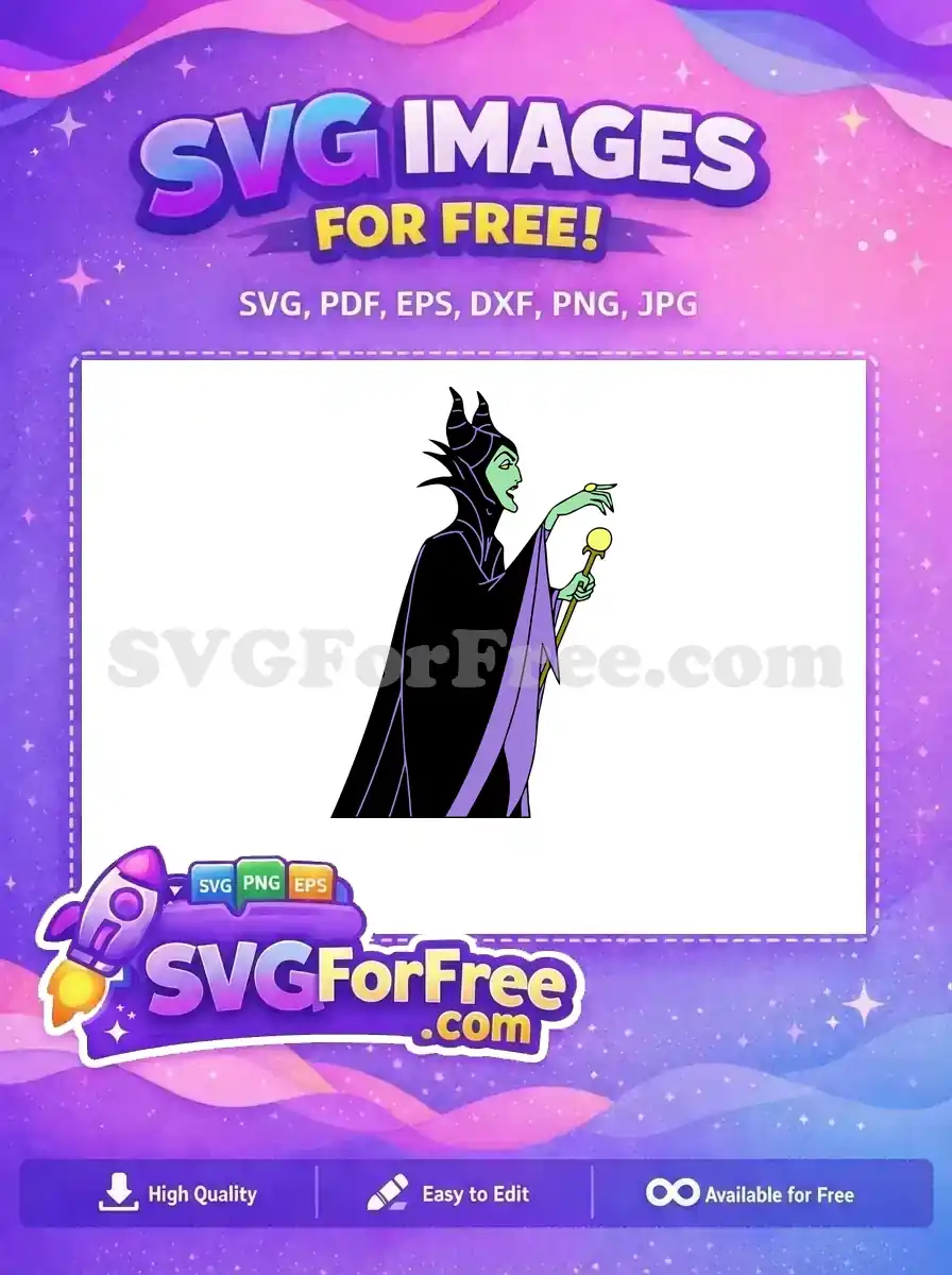Free Pointing Ring Free Staff Green Maleficent Free SVG
