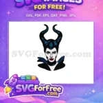 Free Horned Headpiece Free Green Eyes Maleficent Movie Free SVG - Instant Download