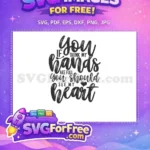Free Hands Full Heart Full Free Hand Lettered Mama Bear Free SVG - Instant Download