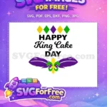 Free Gold Diamonds Free Green Fleur Mardi Gras Free SVG - Instant Download