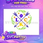 Free Colorful Arrows Free Clover Stars Luck Sign Free SVG - Instant Download