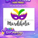 Free Feathered Mask Free Green Diamond Mardi Gras Free SVG - Instant Download
