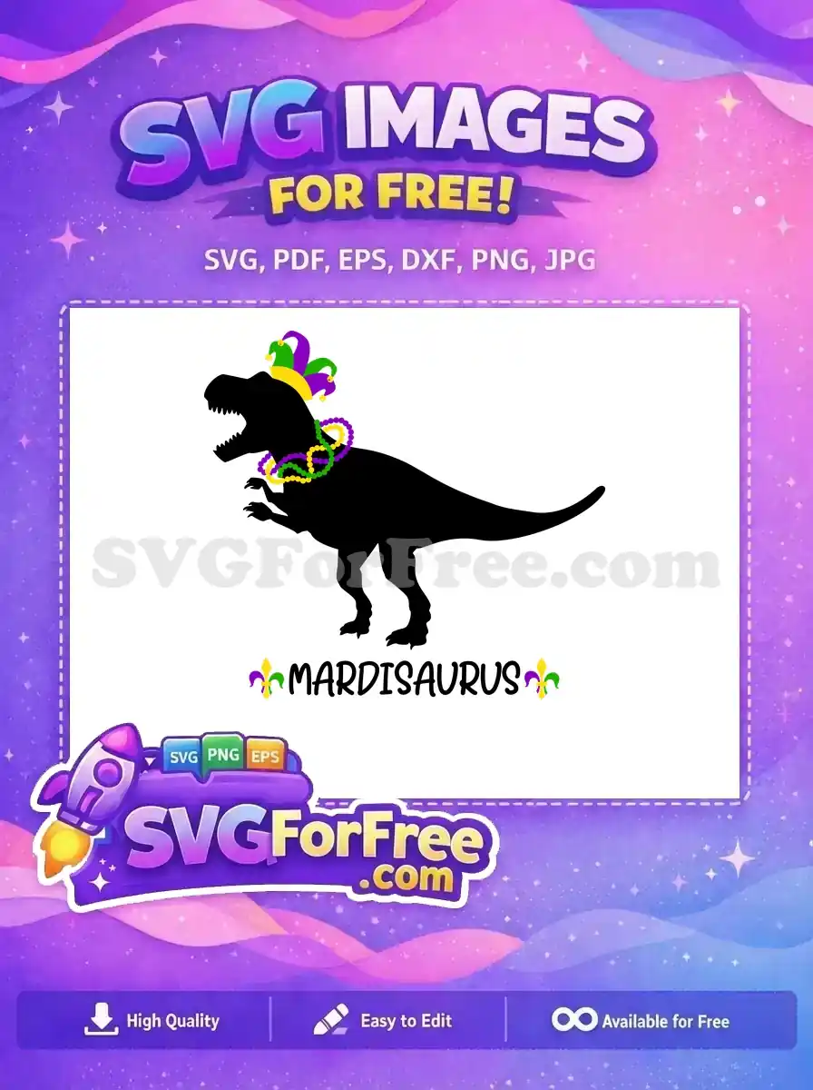 Free Jester Hat Free Mardi Gras Beads Party Free SVG