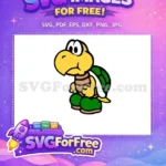 Free Sad Koopa Troopa Free Green Shoes Mario Free SVG 1 - Instant Download