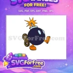 Free Wind-Up Toy Free Bomb Walking Mario Free SVG - Instant Download