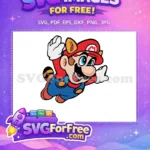 Free Tanooki Suit Free Flying Pose Mario Free SVG - Instant Download