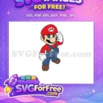 Free Tipping Hat Free Cheerful Expression Mario Free SVG 1 - Instant Download
