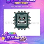 Free Angry Eyes Free Spiked Shell Mario Free SVG - Instant Download