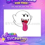 Free Angry Eyes Free Pink Tongue Mario Free SVG - Instant Download