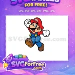 Free Cheerful Run Free Joyful Mario Bros Movie Free SVG - Instant Download