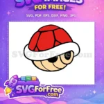 Free Red Shell Free Spiked Mario Kart Free SVG - Instant Download