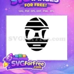 Free Black Masked Character Free Round Glasses Category 1 Free SVG - Instant Download