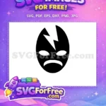Free Angry Eyes Free Lightning Bolt Category 1 Free SVG - Instant Download