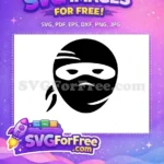 Free Masked Ninja Free Black Eyes Category 1 Free SVG - Instant Download