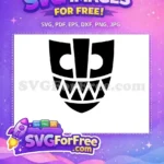 Free Mask Sharp Teeth Free Tribal Angry Face Free SVG - Instant Download