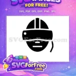 Free Black Mask Free VR Headset Accessory Free SVG - Instant Download
