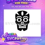 Free Black Mask Free Star Eyes Tribal Free SVG - Instant Download