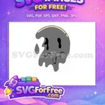 Free Dripping Eyes Free Melting Face Spooky Free SVG - Instant Download
