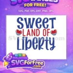 Free Patriotic Hearts Free USA Flag Memorial Day Free SVG - Instant Download