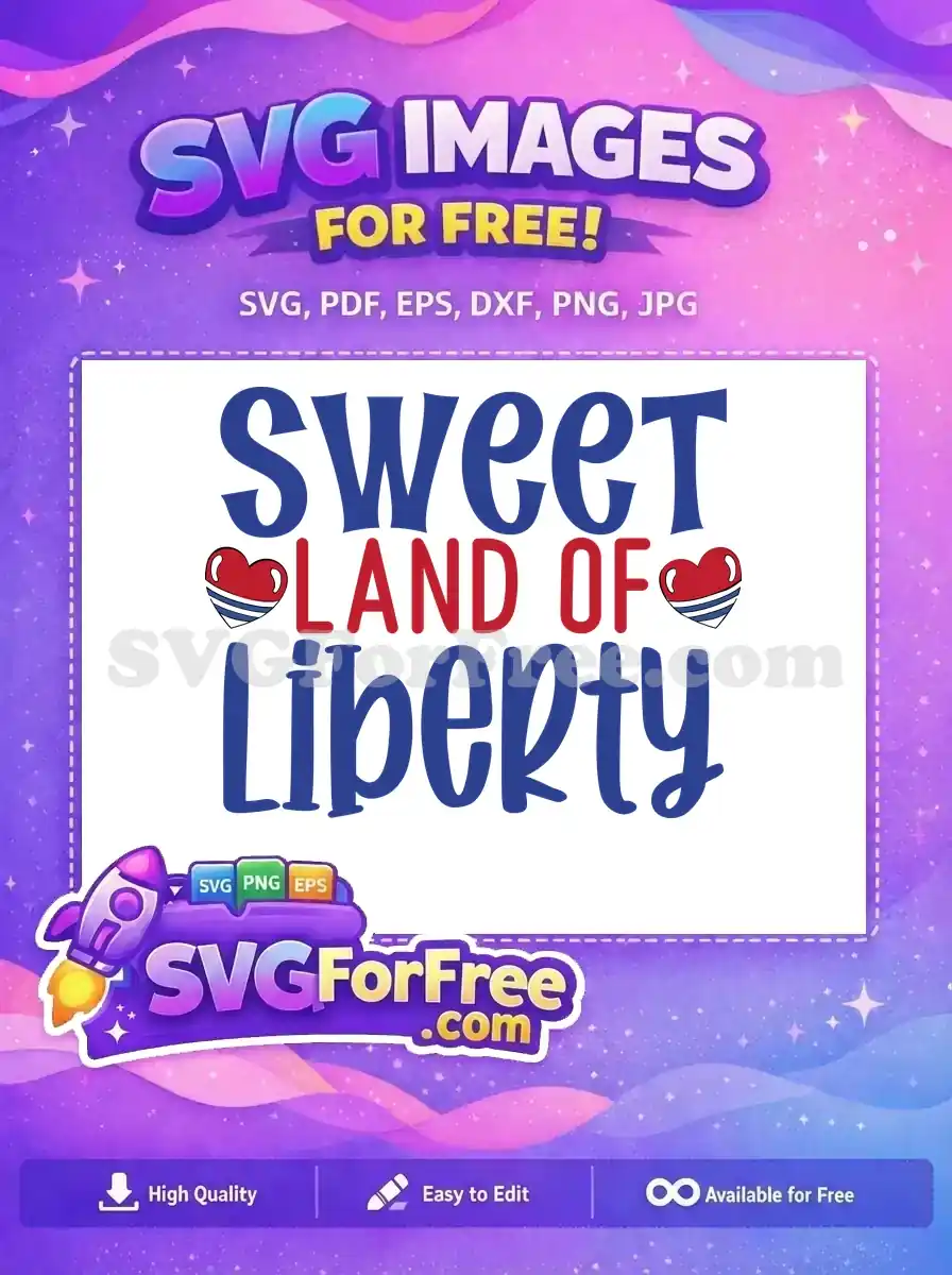 Free Patriotic Hearts Free USA Flag Memorial Day Free SVG