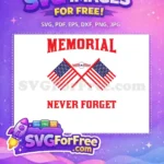 Free American Flags Free Memorial Day Patriotic Free SVG - Instant Download