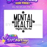 Free Mental Health Free Positive Affirmations Motivation Free SVG 2 - Instant Download