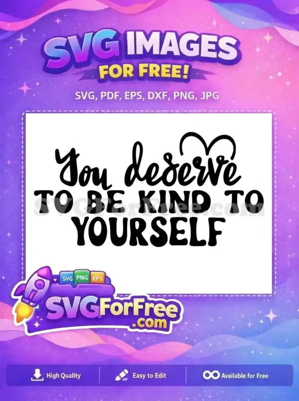 Free Mental Health Matters Free Positive Affirmations Quote Free SVG 3