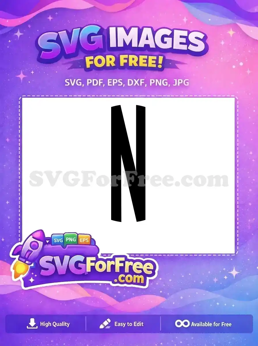 Free Letter N Initial Free Alphabet Disney Free SVG