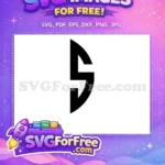 Free Initial Letter Free Curve Design Alphabet Free SVG - Instant Download